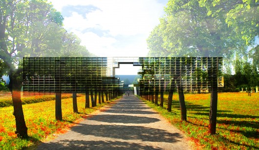 The route through the building becomes a key entrance to the neighborhood. Image Courtesy of 3B2 (Alexandre Carpentier, Pauline Michaud & Dimtri Katsampalos)