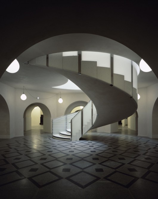 The main rotunda at the Tate Britain, by Caruso St John. Image © Helene Binet