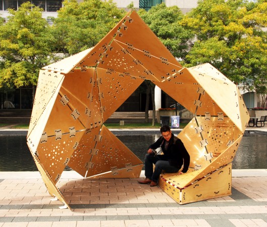 Ombres Lumineuses. Image Courtesy of Sukkahville Design Competition