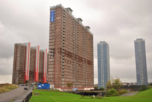 The controversy around Glasgow's Red Road is one of the subjects that is crucial to Scottish Modernism. Image © Amanda Vincent-Rous