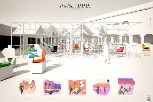 Winning Entry / Pavilion MMM by Design with Company. Image © Design with Company