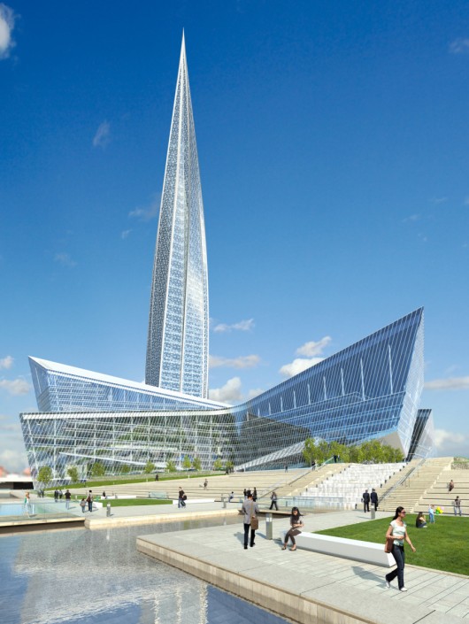 Lakhta Center, St Petersburg. Image © www.proektvlahte.ru