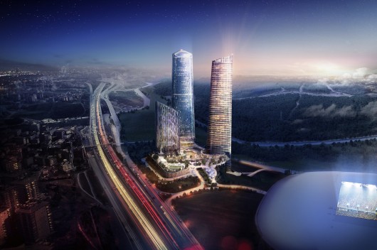 Skyland Towers, Istanbul. Image © Eroglu