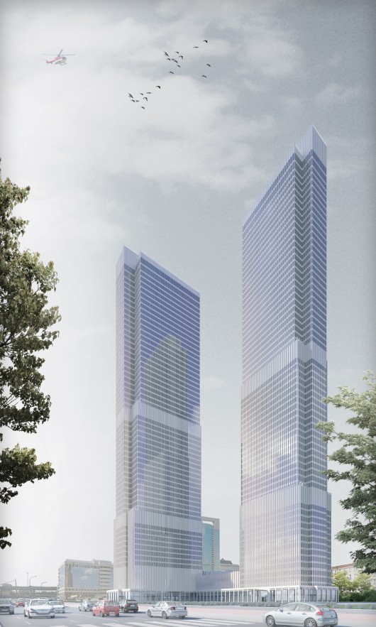 ST Towers, Moscow. Image © SPEECH architectural office