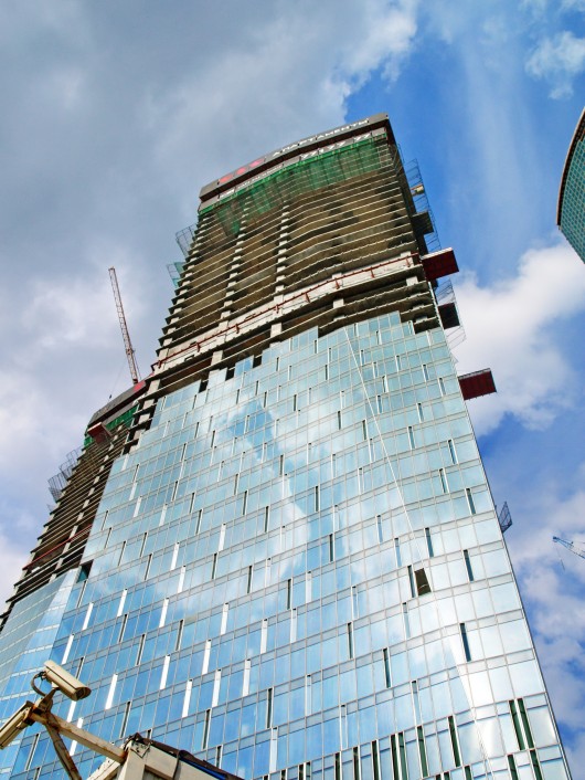 OKO Apartment Tower, Moscow. Image © Igor Butyrskii