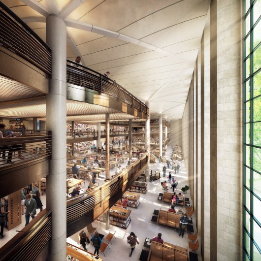 Foster + Partners renovation scheme. Rendering by dbox. Image Courtesy of Foster + Partners