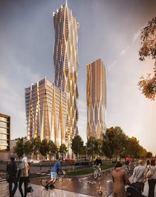Proposal #2: “Svall” (231 meters). Image Courtesy of Serneke
