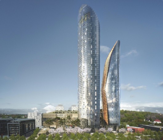 Proposal #5: “Kyssen” (215 meters). Image Courtesy of Serneke