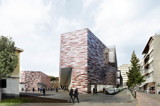 Museum facing south. Image © Sauerbruch Hutton