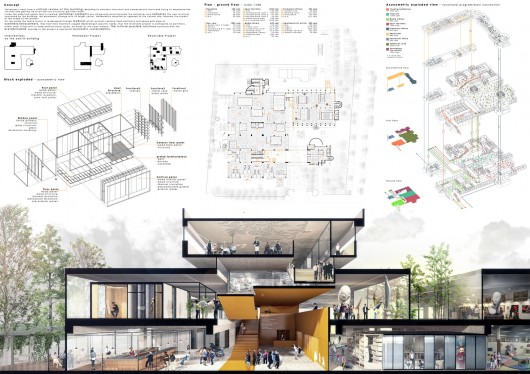 First Prize: Bruxelles (Francesco Quadrelli, Stefano Privitera). Image Courtesy of Young Architects Competitions