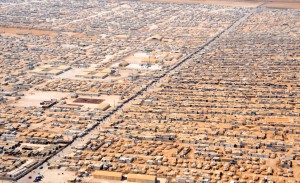 Aerial View of Zaatari Refugee Camp. Image Courtesy of Wikimedia
