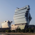 Nanfung Commercial, Hospitality and Exhibition Complex, Guangzhou, China. Image Courtesy of Aedas