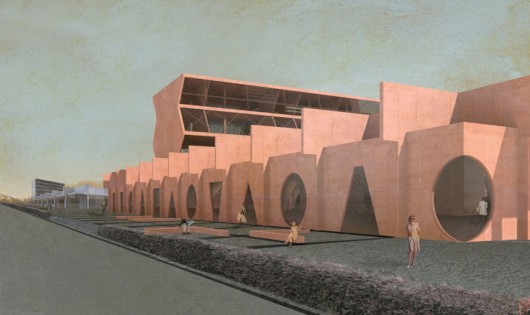 Exterior of the Architecture Museum. Image © IaN+