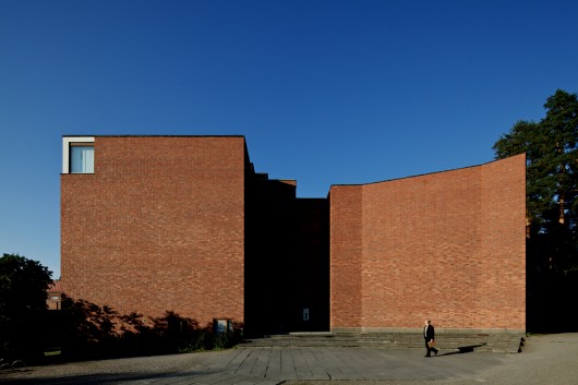 Jyvaskyla University, designed by Alvar Aalto, is commonly cited as an example of