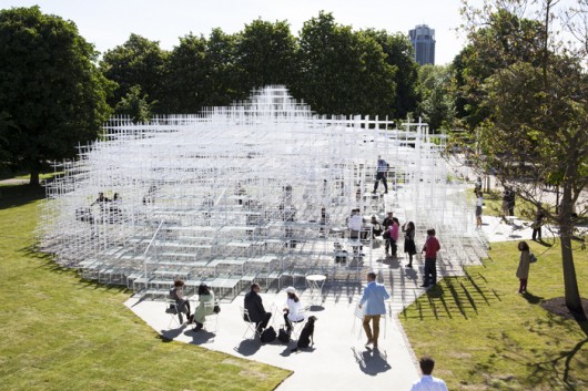 2013 Serpentine Gallery Pavilion / Sou Fujimoto. Image © Danica O. Kus