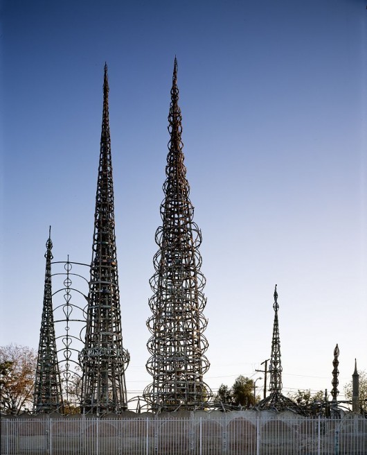Watts Tower. Image via Wikimedia