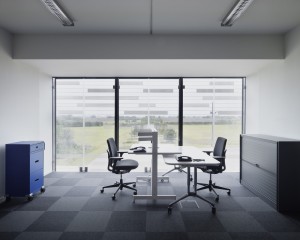 Generous office windows such as in The Lantern by zigzag architecture might actually help you sleep at night. Image © Julien Lanoo