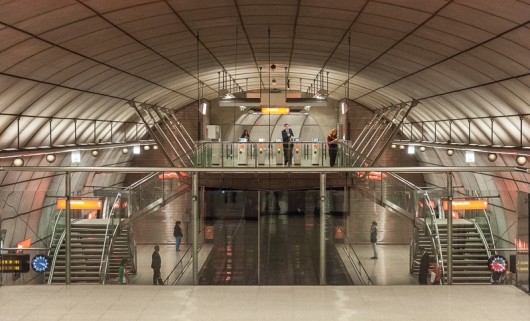 Norman Foster has been rewarded for his work on Metro Bilbao. Image © Flickr CC User Jacqueline Poggi