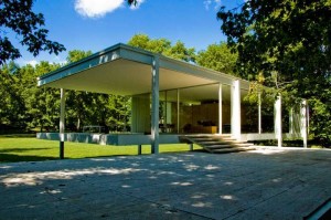 The Farnsworth House by Mies Van Der Rohe, 1951. Plano, Illinois. Image Courtesy of Blouin Art Info