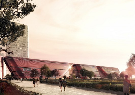 Courtesy of Mecanoo / Christopher Malheiros Architectural Visualization