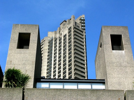 The Barbican in London. Image © Flickr CC User Rene Passet