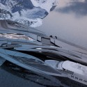 Zaha Hadid's Student Envisions an Antarctic Port For Tourism and Research Courtesy of Sergiu-Radu Pop