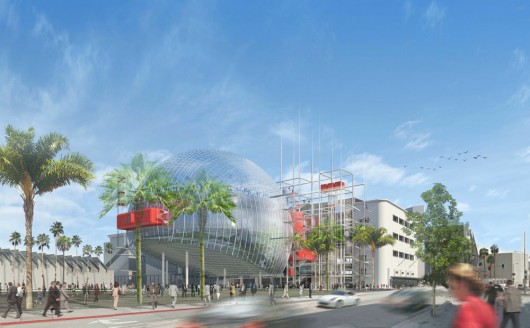 2013 Visualization. Image © Renzo Piano Building Workshop, Studio Pali Fekete architects, AMPAS