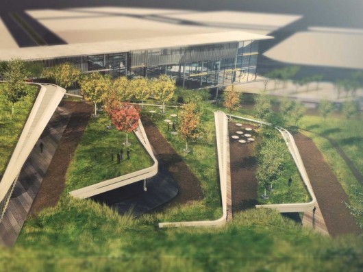 GOLD: Eco-Techno Park: Green building showcase and enterprise hub. Image Courtesy of Holcim Foundation