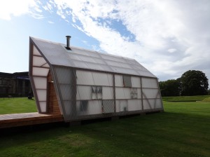 The Bothy Project - Pig Rock Bothy. Scottish National Gallery of Modern Art, Edinburgh, Scotland. 2014. Image Courtesy of The Building Centre