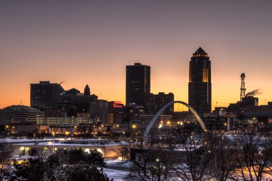 Downtown Des Moines. Image © Flickr CC User Jason Mrachina