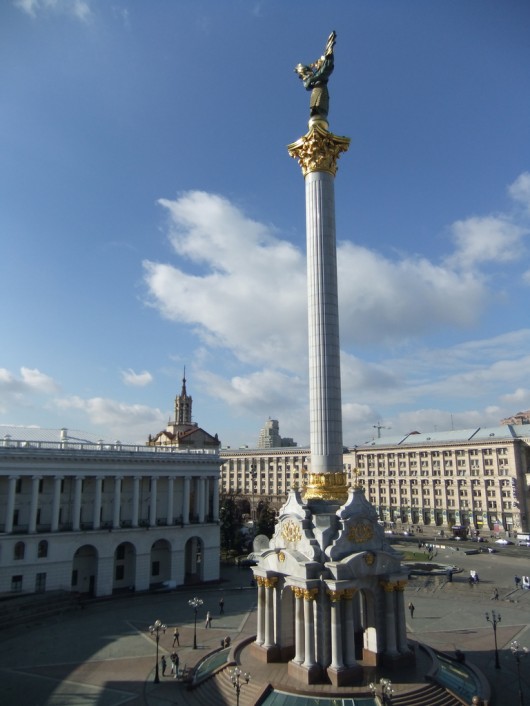 Kyiv's Maidan Nezalezhnosti. Image © Flickr CC User Peter Collins