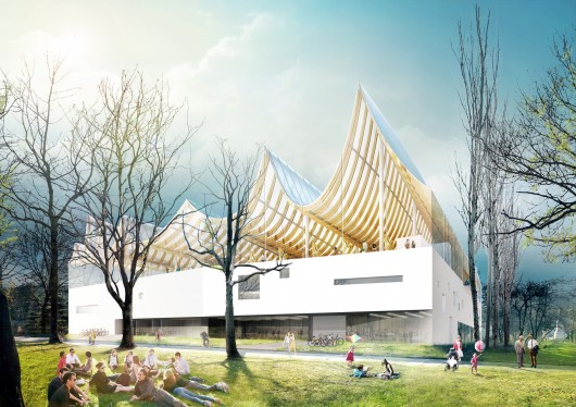 Liget Budapest Competition Entry (click for more). Image © Fundamental