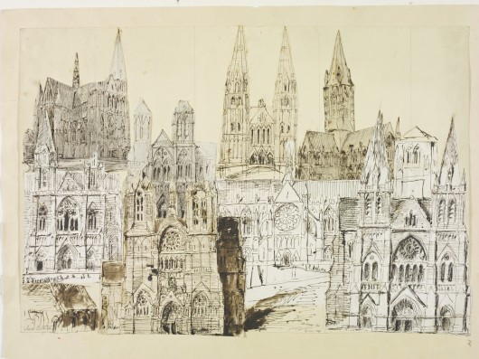 Designs for Truro Cathedral, 1878 Artist: William Burges. Image Courtesy of Victoria and Albert Museum, London