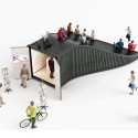 Designers Explore an Entirely New Use for Shipping Containers in Seoul’s Design District Information kiosk. Image Courtesy of NL Architects
