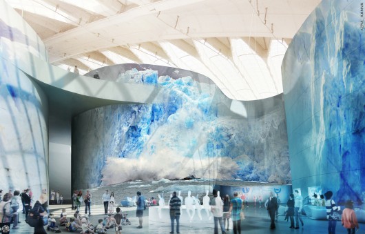 Wall Projection. Image Courtesy of AZMPL