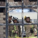 Cause Of Glasgow's Mackintosh School Of Art Fire Revealed Scottish Fire and Rescue in the aftermath of the fire. Image © Stewart Attwood