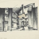 Meet the Film Industry's Most Successful Architect in Deutsche Kinemathek's Latest Exhibition Design of "Fort Knox" for Goldfinger, GB/USA 1964, Directed by Guy Hamilton. Image © Sir Ken Adam, Deutsche Kinemathek – Ken Adam Archive