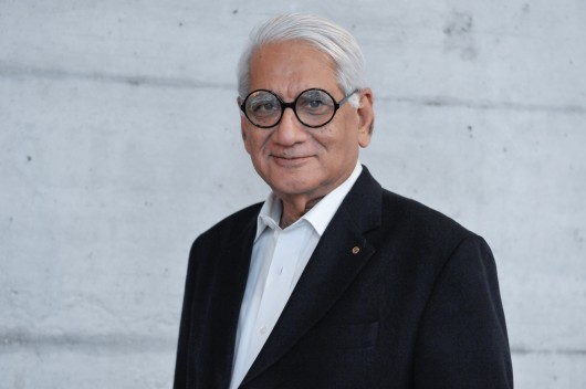 Charles Correa, Indian architect and recipient of the RIBA Gold Medal (1984). Image © Charles Correa Associates