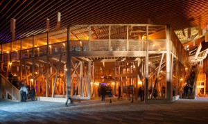 ockwell Group’s pop-up theater for TED. Image © Rockwell Group