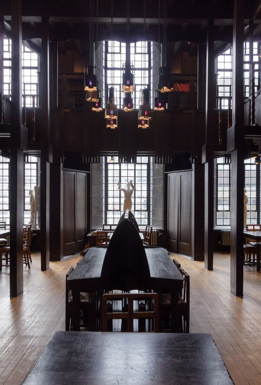 'Lost View' - photograph of Charles Rennie Mackintosh's library (taken 2nd April 2014). Image © Robert Proctor