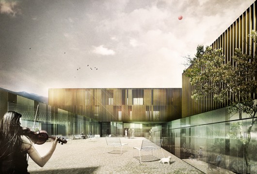 Two-Level Urban Patio. Image © Tomas Ghisellini Arcitects