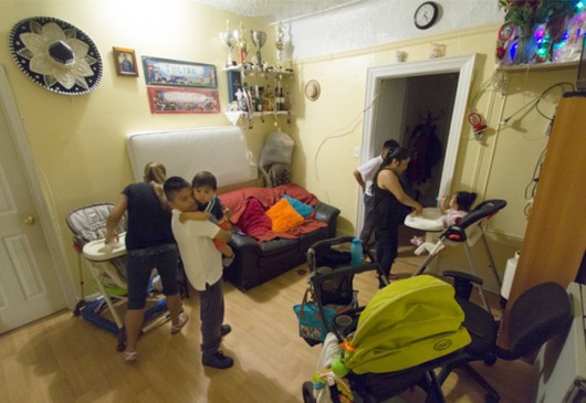 SITU documentation of Jackson Heights apartment shared by nine people. Image © Jeyhoun Allebaugh