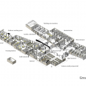 Mosfellsbær Preperatory High School / A2F arkitektar Mosfellsbær Preperatory High School / A2F arkitektar Isometric