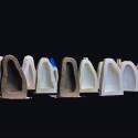 NL Architects Propose Striking Chain of Amethyst-Inspired Hotels Hotel Shape Variations. Image © NL Architects