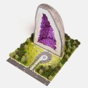 NL Architects Propose Striking Chain of Amethyst-Inspired Hotels Aerial View. Image © NL Architects