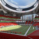 360 Architecture Tops New Atlanta Stadium with Retractable "Roof Petals" Courtesy of New Atlanta Stadium