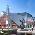 360 Architecture Tops New Atlanta Stadium with Retractable "Roof Petals" Courtesy of New Atlanta Stadium