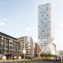 MVRDV to Construct Twisting “Hourglass-Shaped” Tower Near Vienna's Famous Gasometers MVRDV to Construct Twisting “Hourglass-Shaped” Tower Near Vienna's Famous Gasometers © MVRDV