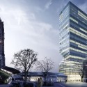 MVRDV to Construct Twisting “Hourglass-Shaped” Tower Near Vienna's Famous Gasometers MVRDV to Construct Twisting “Hourglass-Shaped” Tower Near Vienna's Famous Gasometers © MVRDV