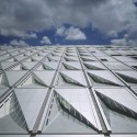 Elegant north-facing skylights block direct sunlight from entering the reading room. Image Courtesy of Snøhetta